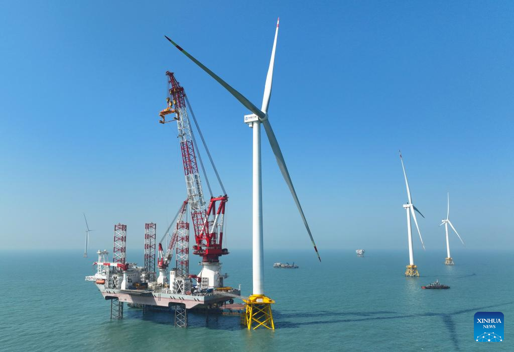 China instala a primeira unidade eólica offshore de 20 megawatts do mundo em Fujian