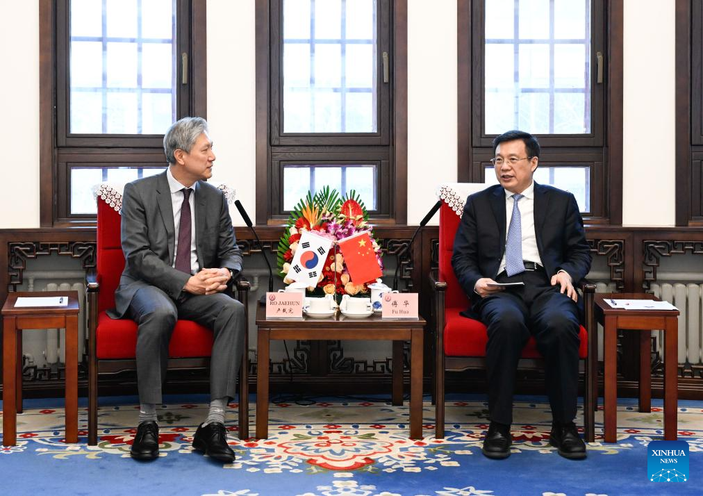 Presidente da Xinhua se reúne com embaixador da República da Coreia na China