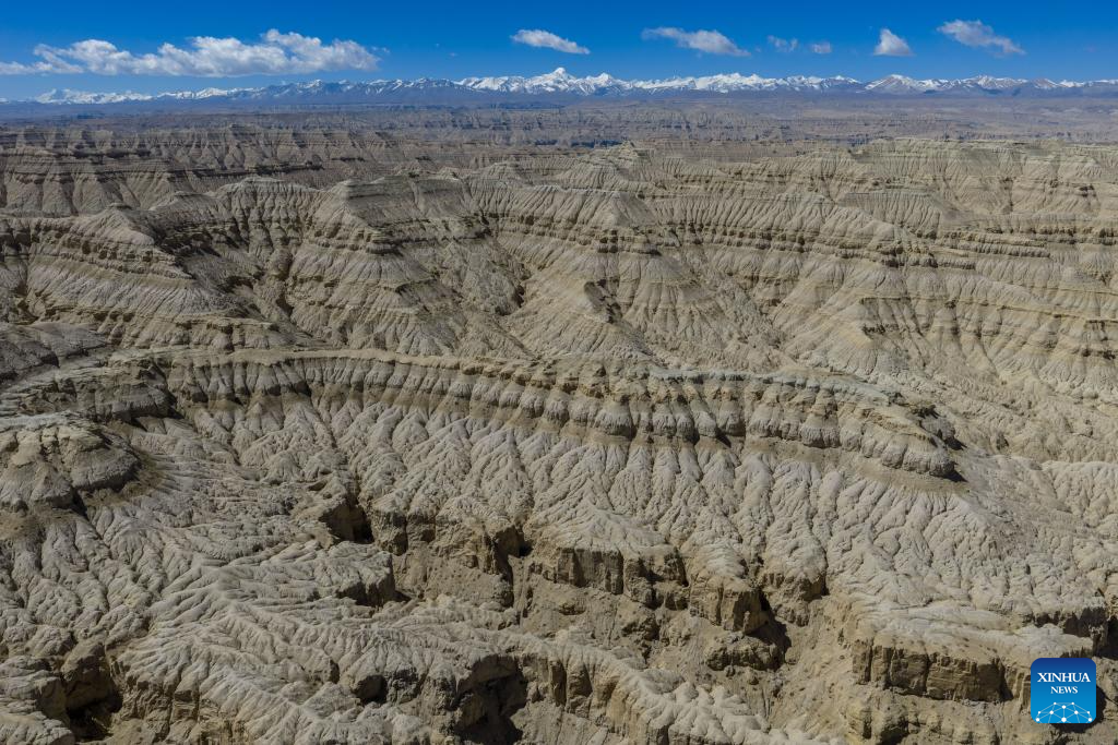 Paisagem da Prefeitura de Ngari, em Xizang, sudoeste da China