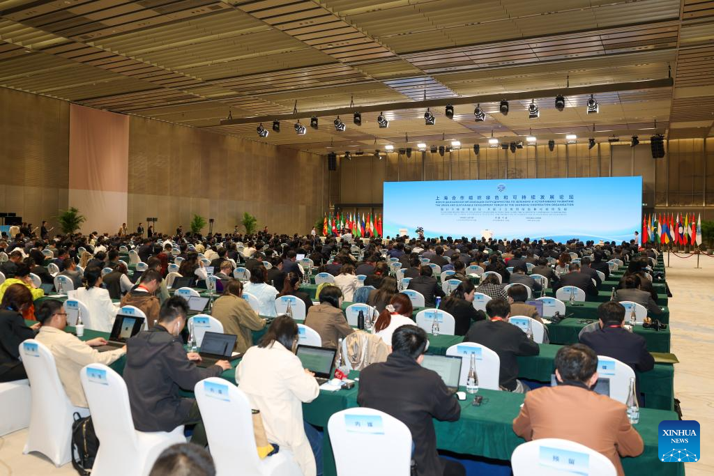 Fórum de Desenvolvimento Verde e Sustentável da OCS é inaugurado em Ningbo, leste da China