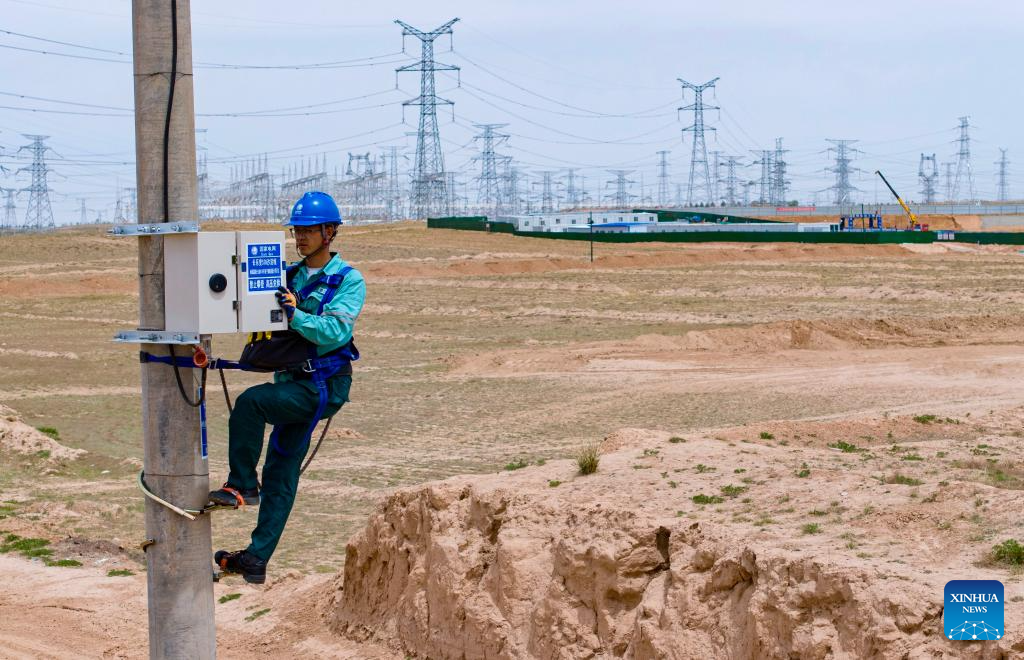 Distrito de Tongxin, em Ningxia, promove construção de usinas de armazenamento de energia
